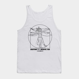 True Believer (Female) Black Line Art Tank Top